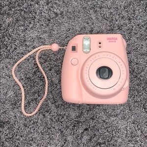 Pink Instax Mini 8 Polaroid